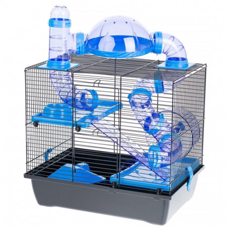 Hamster Cage - Rocky + Terrace Blue