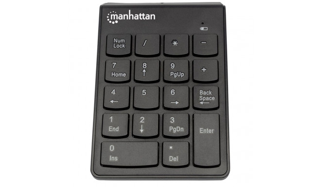 Numeric Keypad - Manhattan Wireless 2.4GHz 18 Keys Black