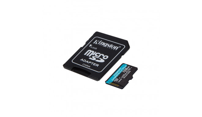 MicroSD Card - Kingston 128GB Canvas Go Plus U3 V30 170MB/s Black