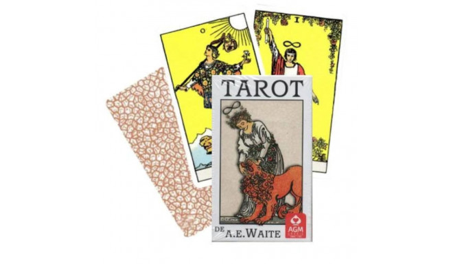 AGM Tarot De Ae Waite Premium Deck In Spanish Cards (Small Version)