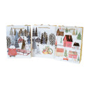 Gift bag WONDERLAND S, 18x24x8,5cm, mix