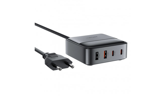 Acefast Z6 Charger Network GaN Desktop 2x USB-A / 2x USB-C PD 65W - Black