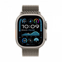 Watch Ultra 2 GPS + Cellular 49 mm Natural Titanium Case with Natural Titanium Milanese Loop - L