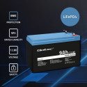 LiFePO4 battery 12.8V, 9Ah, 115.2Wh, BM