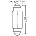 12V C5W 5W SV8.5-8 l=35mm 2xblister