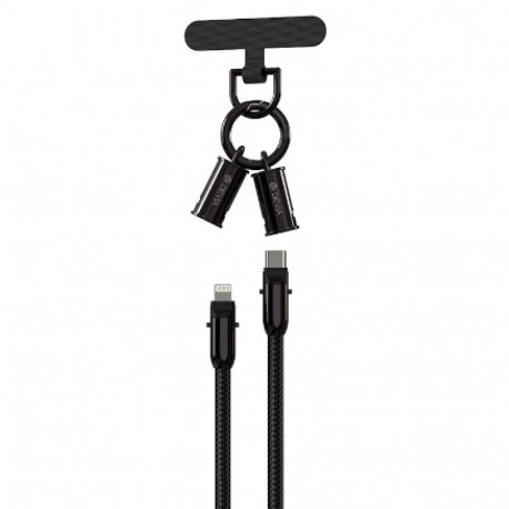 Devia 2in1 Lanyard 27W USB-C - Lightning Cable 1.2m