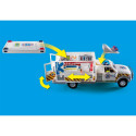 PLAYMOBIL Rescue Vehicles: Ambulance with Lights and Sound 70936