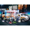 PLAYMOBIL Rescue Vehicles: Ambulance with Lights and Sound 70936