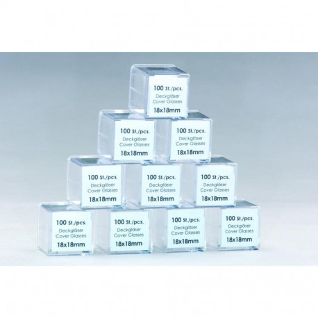 Windaus  katteklaasid, VPE 100 tk, 18x18 mm