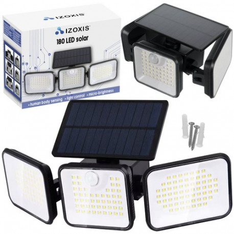 Izoxis 24889 päikeselamp 180 LED