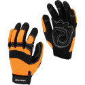 L280510K Töökindad must-oranž, kaart, "10", CE