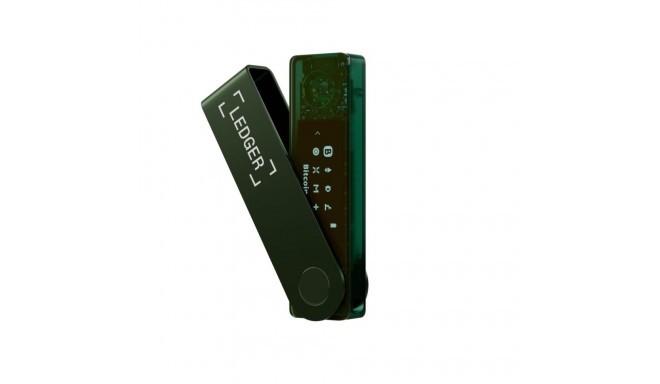 Riistvaraline krüptorahakott Ledger Nano X, smaragdroheline