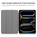 iLike Tri-Fold Eco-Leather Stand Case Apple iPad Pro 13'' (2024) 7. generatsioon Must