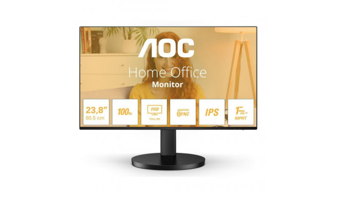 LCD Monitor|AOC|24B3HA2|24"|Panel IPS|1920x1080|16:9|100 Hz|Matte|4 ms|Speakers|Colour Black|24B3HA2