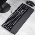 REDRAGON METEOR S wrist rest Leatherette, Memory foam, Plastic, Rubber, Synthetic Black