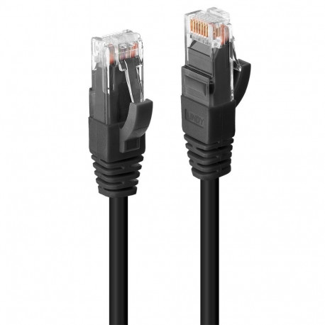 Cat.6 UTP Premium patch cable, halogen-free, black 2m