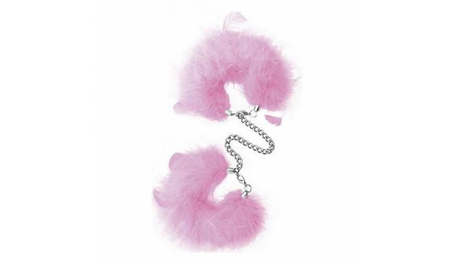 Cuffs S Pleasures Feather Pink