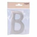 Letter EDM B Matt Nickel silver (10 cm)