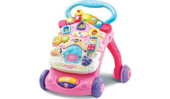 Tricycle Vtech Super Trotteur Parlant 2 En 1 Rose Pink