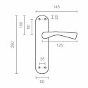 Rokturu komplekts EDM 707 24 x 4,5 cm