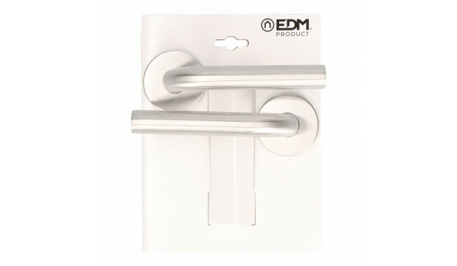 Handle with rosette EDM 85441 575 Stainless steel Ø 53 mm