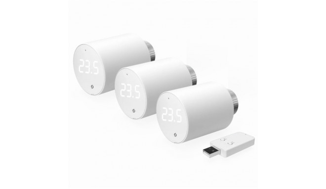 "Shelly Plug & Play ""3x Blu TRV & Blu Gateway Gen3"" Heizkörperthermostat + Gateway"