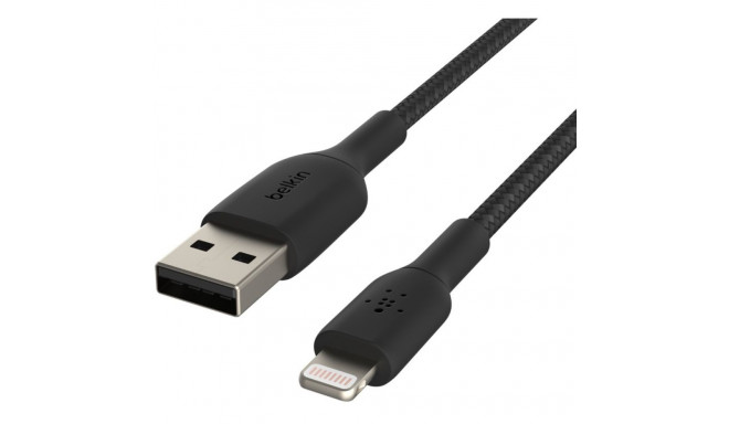 "Belkin Lightning Lade/Sync Kabel ummantelt mfi 3m schwarz"