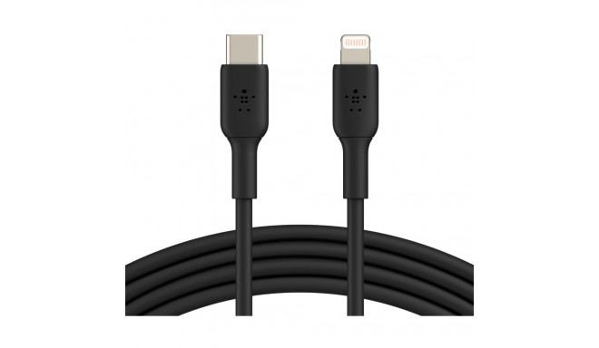 "Belkin Lightning/USB-C Kabel PVC, mfi zertifiziert, 1m schwarz"