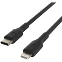 "Belkin Lightning/USB-C Kabel PVC, mfi zertifiziert, 1m schwarz"