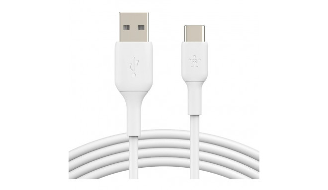 "Belkin USB-C/USB-A PVC Kabel, 1m, weiß, Doppelpack"