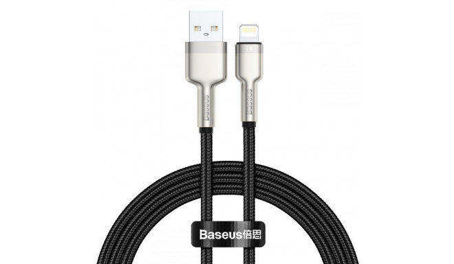 Baseus Cafule Series Metal Data Cable USB - Lightning 2.4A 1 m black (CALJK-A01)
