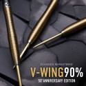 Harrows V-Wing 90% 50th Anniversary Edition steeltip darts (18 g)