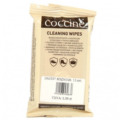 Coccine DA0337 shoe cleaning wipes (15 szt.)