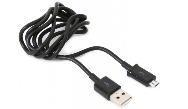Platinet kaabel microUSB - USB 1m, must (avatud pakend)