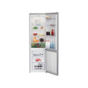 BEKO Refrigerator RCSA300K40SN, Energy class E, Height 181 cm, Inox