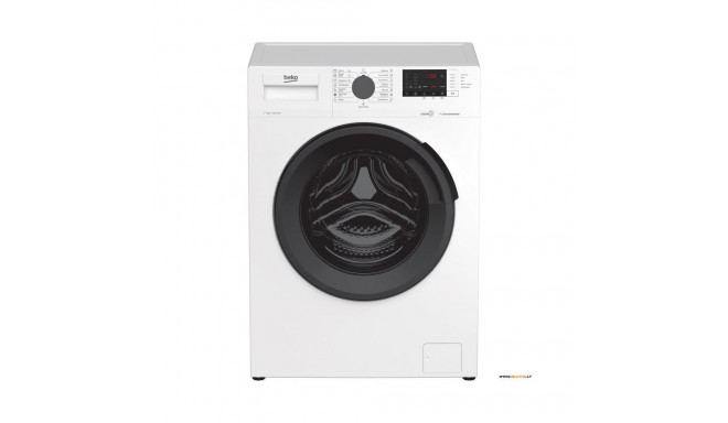 BEKO Washing machine WUE7612XBWS, 7 kg, Energy class A, 49 cm, 1200 rpm, Inverter motor, Steam Cure,