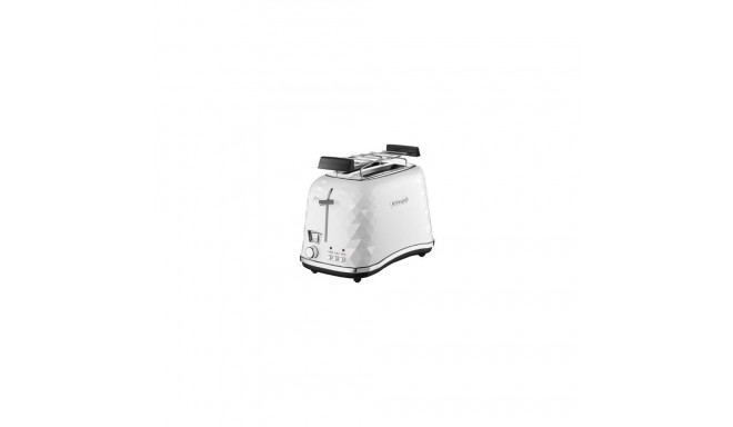 DELONGHI Brillante Toaster CTJ 2103.W 900W, Crum tray, Defrost, White