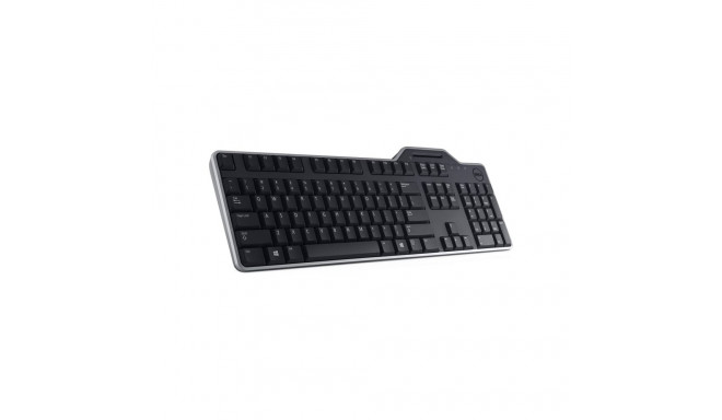 Dell Russian (QWERTY) Dell KB-813 Smartcard Reader USB Keyboard Black