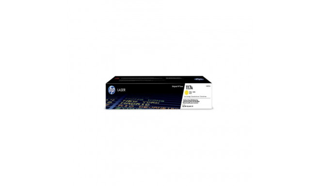 HP 117A Yellow Laser Toner Cartridge, 700 pages, for HP Color Laser 150,178,179