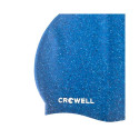 Silicone swimming cap Crowell Recycling Pearl blue col.5