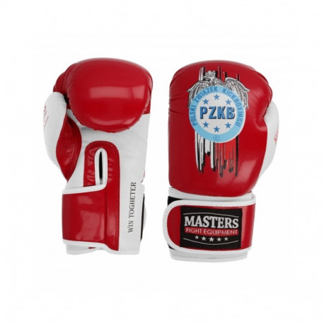 Boxing gloves Masters Rpu-PZKB 011001-02 10 oz (czerwony)