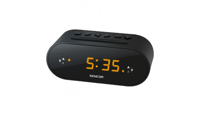 Radio alarm clock Sencor, black