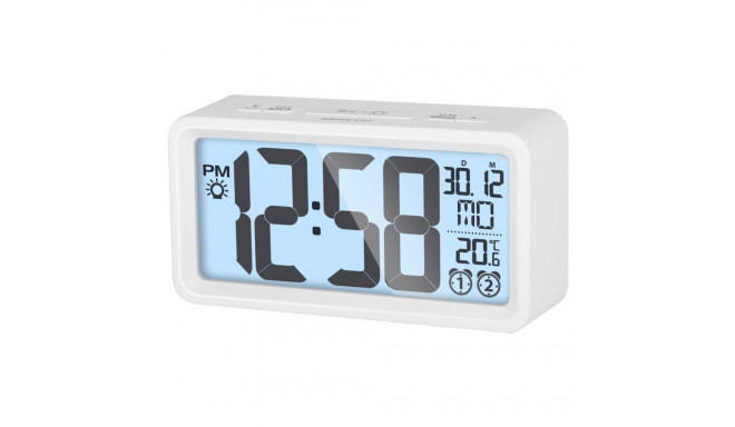 Digital Alarm Clock Sencor, white