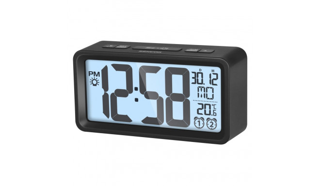 Digital alarm clock Sencor, black