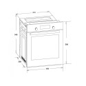 Integrated oven Schlosser OE459DTY