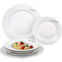 6-piece round dining plate set Lamart LT9001 Dine