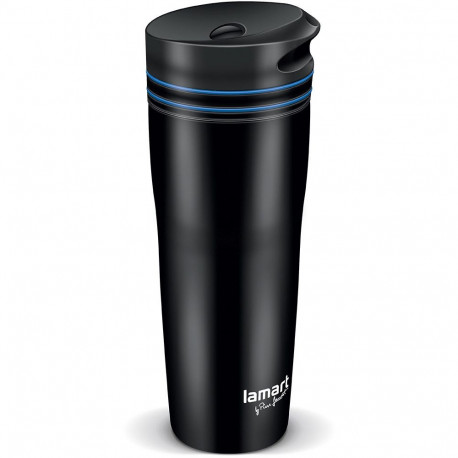 Thermomug Manq 360ml Lamart, black/blue