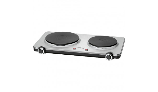 Lauapliit 2 plaadiga Bomann DKP5033ECB, inox