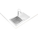 Sink Teka Diamond RS15 1B 1D white