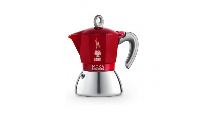 Moka induction 6 cups Bialetti, red